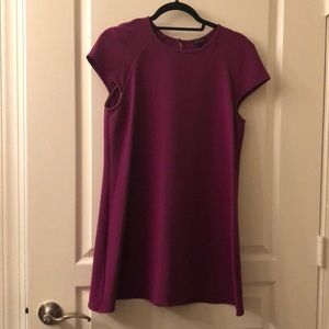 Purple shift dress